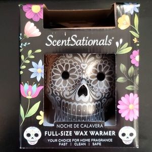 New Dia de Muertos Wax Warmer Melter Tart Skull